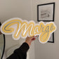 Triple Layer Acrylic Name Sign