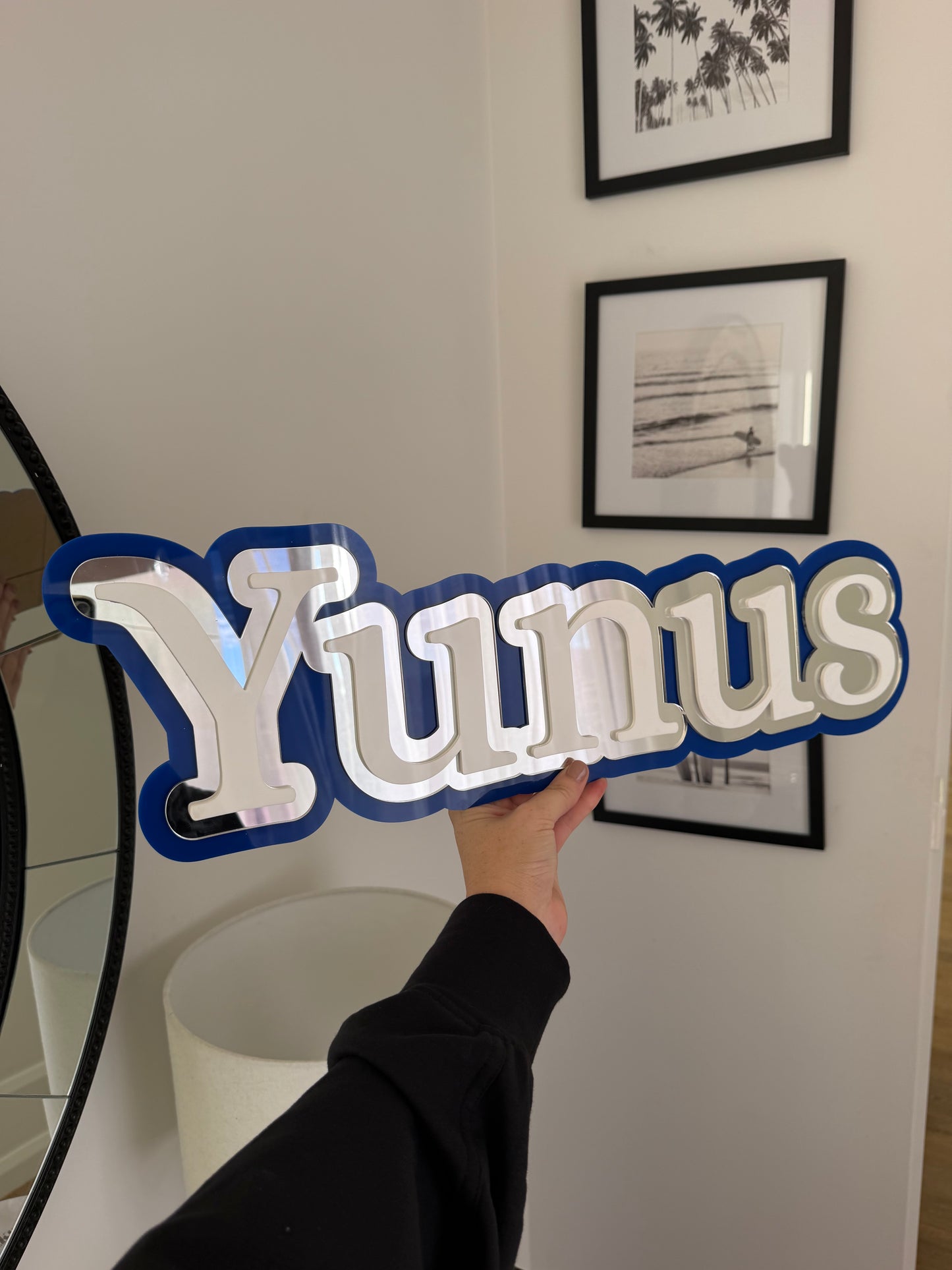 Triple Layer Acrylic Name Sign