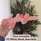 Flowers & Butterflies Triple Layer Acrylic Name Sign