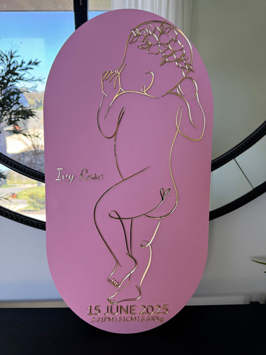 1:1 Birth Plaque