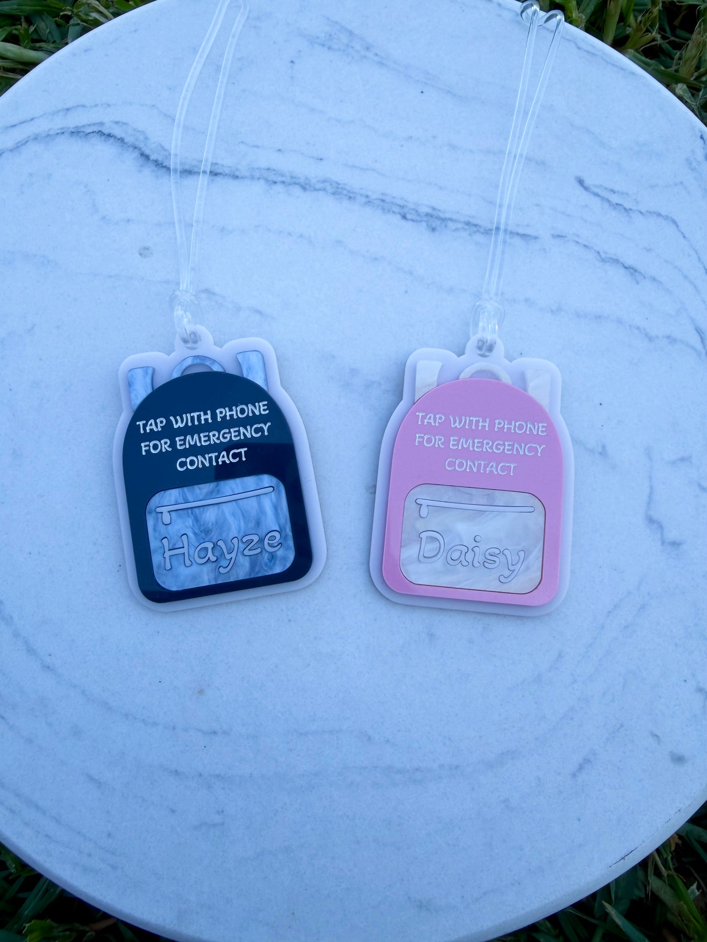Emergency Contact Bag Tag