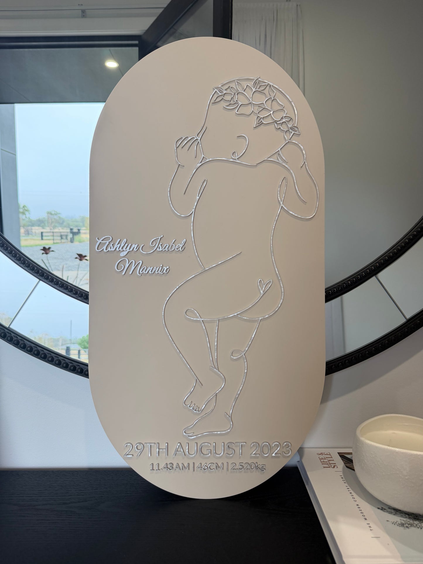 1:1 Birth Plaque