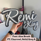 2 name Triple Layer Acrylic Name Sign